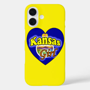 Kansas Girl iPhone 16 Case