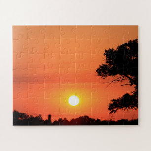 Kansas Golden Sunset Jigsaw Puzzle