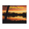 Kansas Golden Sunset Reflection Post Card