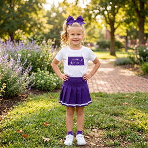 Kansas Home Grown Purple and White Baby T-Shirt