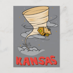 Kansas Hurricane Postcard
