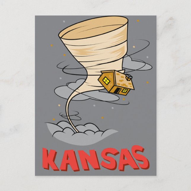 Kansas Hurricane Postcard (Front)
