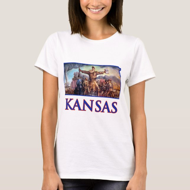 Kansas John Brown and the Tragic Prelude T-Shirt (Front)