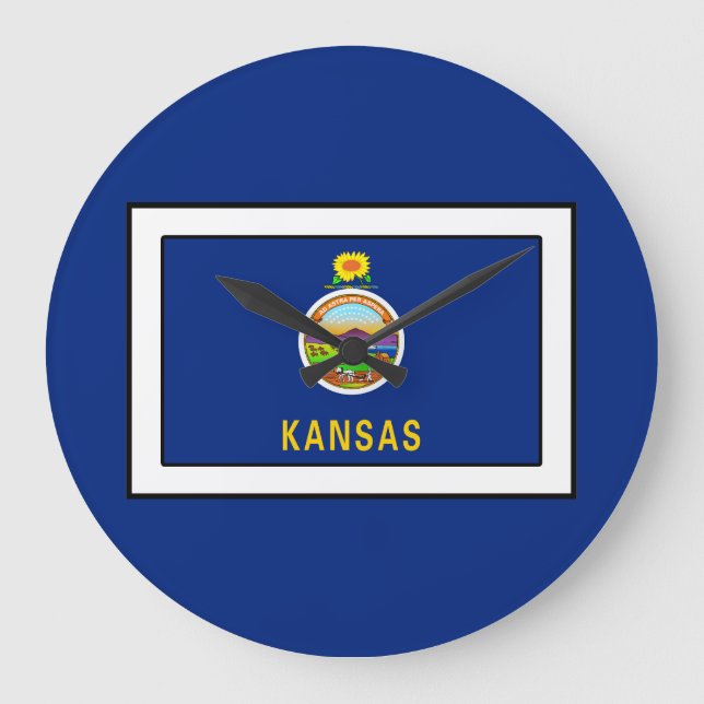 Kansas Large Clock (Front)