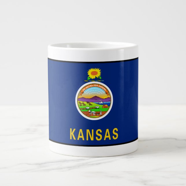 Kansas Large Coffee Mug (Front)