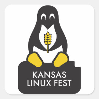 Kansas Linux Fest Stickers