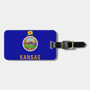 Kansas Luggage Tag