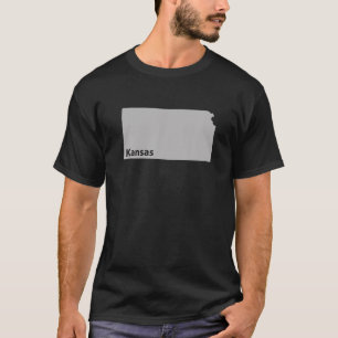 Kansas Map Home State Pride Gift T Shirt