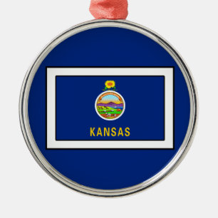 Kansas Metal Tree Decoration