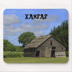 Kansas Old Barn Mouse Pad
