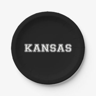 Kansas Paper Plate