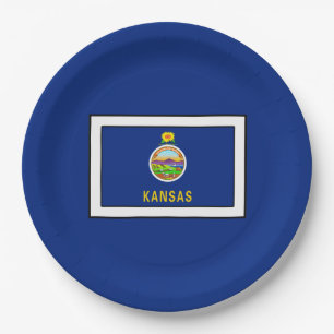 Kansas Paper Plate