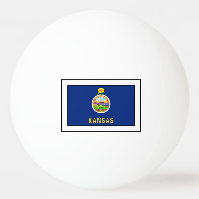 Kansas Ping Pong Ball (Front)