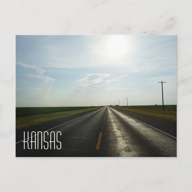 Kansas Prairie Postcard (Front)