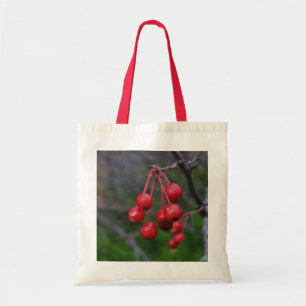 Kansas Red Berries Tote Bag