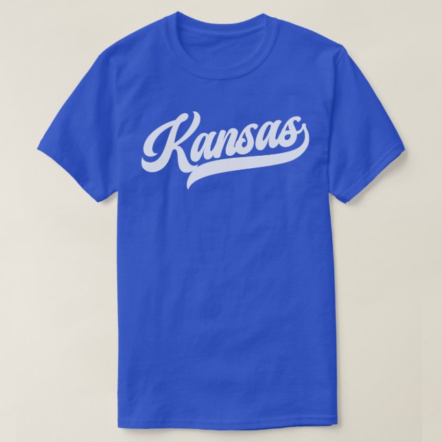 Kansas Retro Kansas City Chiefs T-Shirt (Design Front)