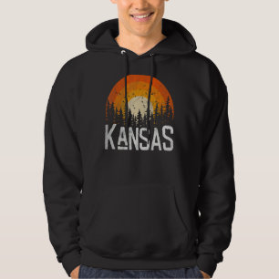 Kansas Retro Style Vintage 70s 80s 90s Men Women Hoodie