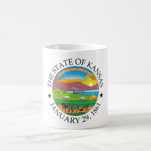 Kansas sign coffee mug