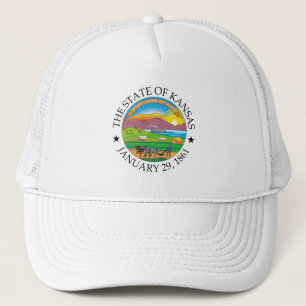 Kansas sign trucker hat