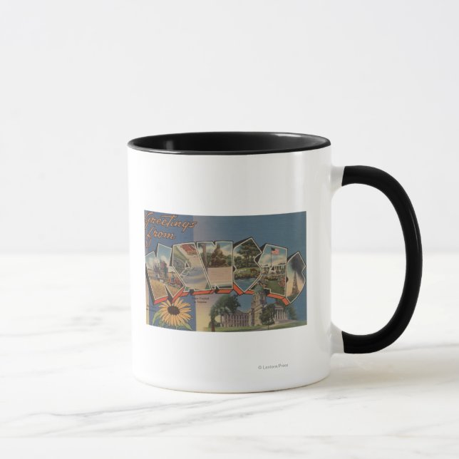 Kansas (State Capital/Flower) Mug (Right)