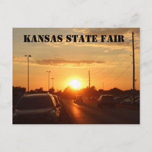 Kansas State Fair Sunset Post Card