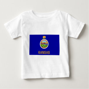 Kansas State Flag Baby T-Shirt