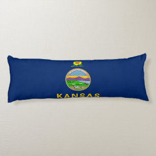 Kansas State Flag Body Cushion