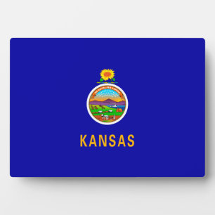 Kansas State Flag Design Plaque
