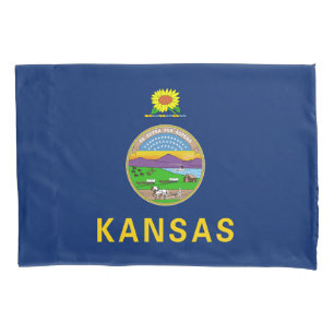Kansas State Flag Pillowcase