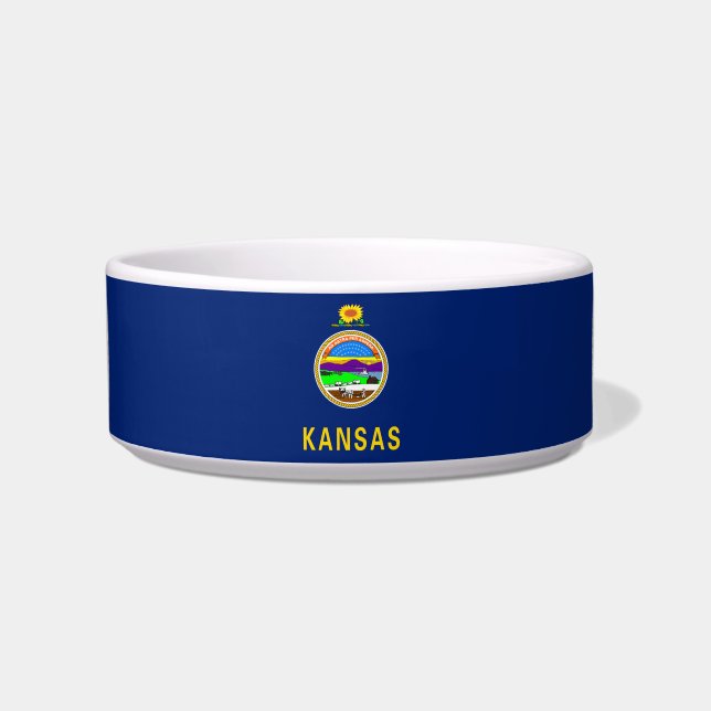 Kansas State flag-seal Bowl (Front)