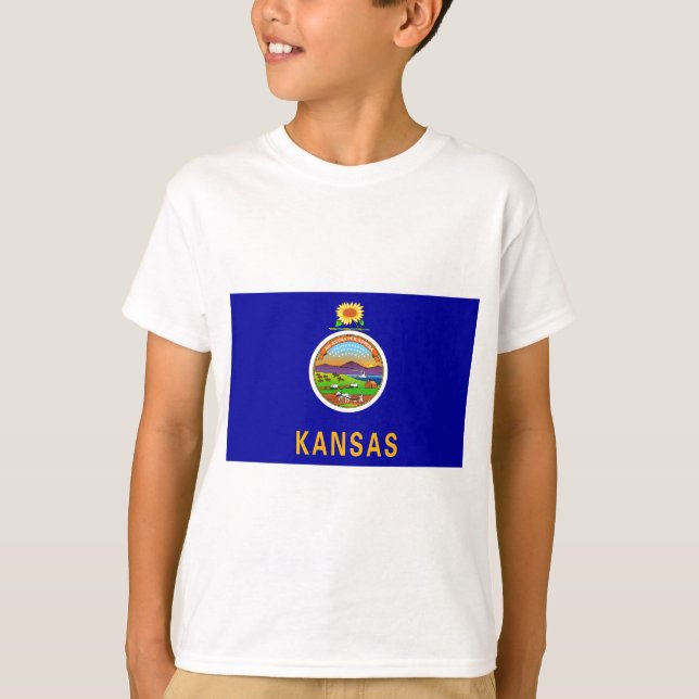 Kansas State Flag T-Shirt (Front)