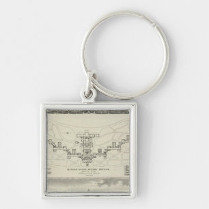 Kansas State Insane Asylums Key Ring