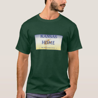 Kansas State License Plate T-Shirt