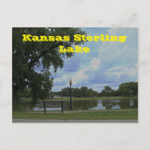 Kansas Sterling Lake POST CARD