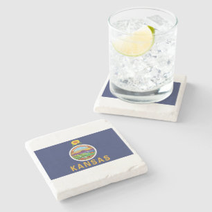 Kansas Stone Coaster