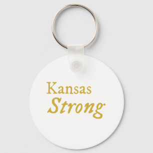 Kansas Strong Key Ring