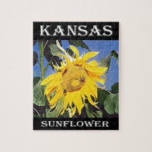 Kansas Sunflower Jigsaw Puzzle
