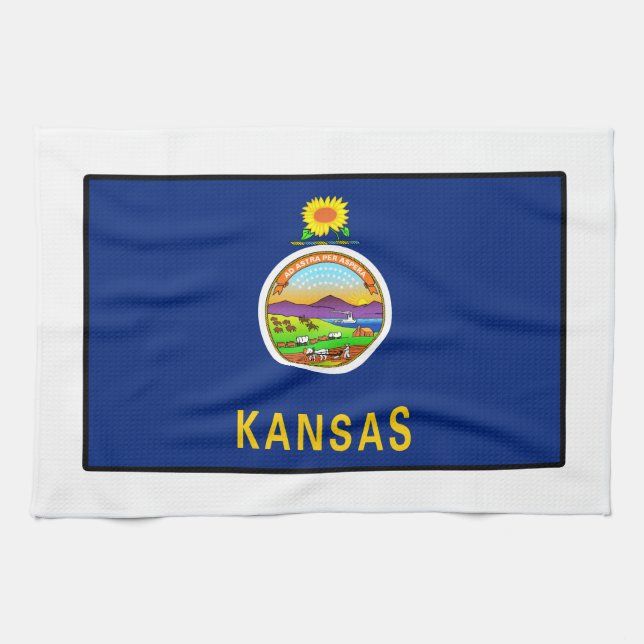 Kansas Tea Towel (Horizontal)