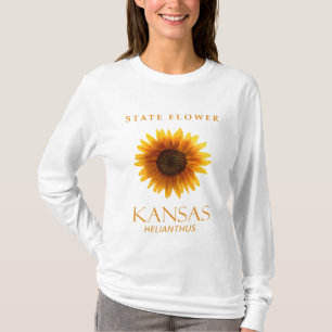 Kansas Territory Flower The Helianthus T-Shirt