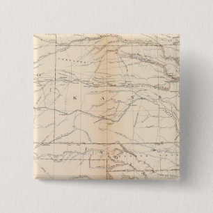 Kansas, Texas, Indian Territory 15 Cm Square Badge