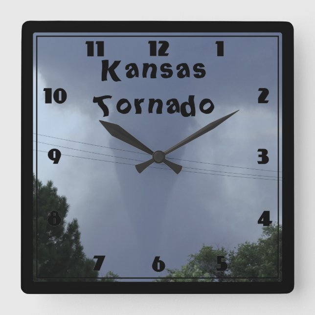 Kansas Tornado CLOCK (Front)