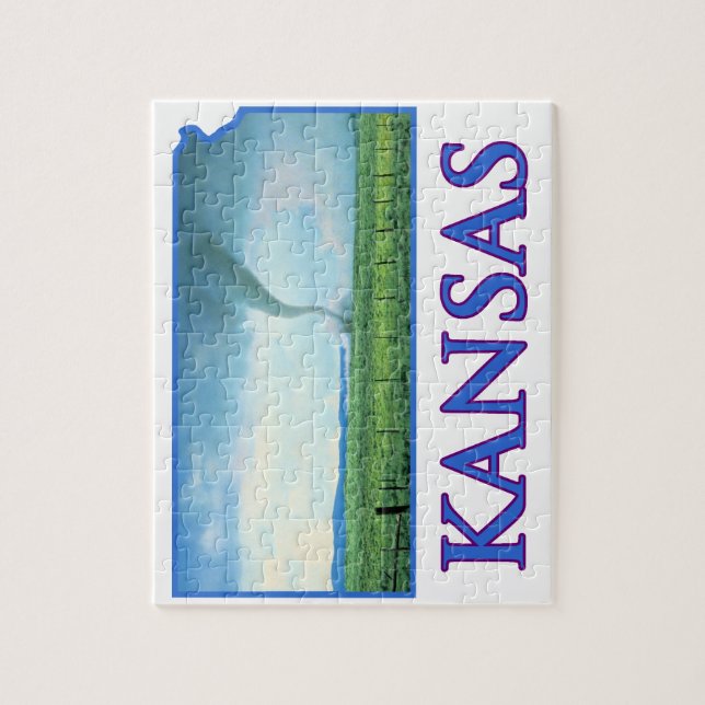 Kansas Tornado Jigsaw Puzzle (Vertical)