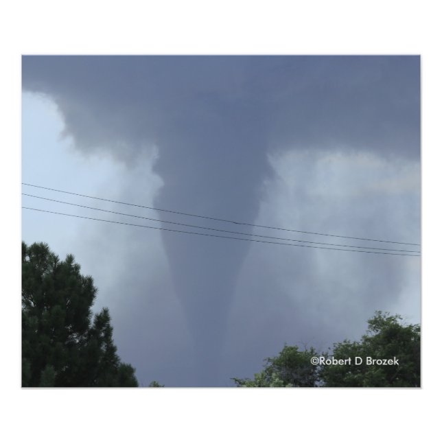 Kansas Tornado Photo Enlargement (Front)