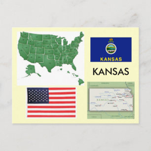 Kansas, USA Postcard