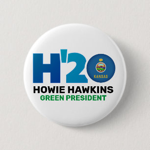 Kansas wants Howie 2020 6 Cm Round Badge