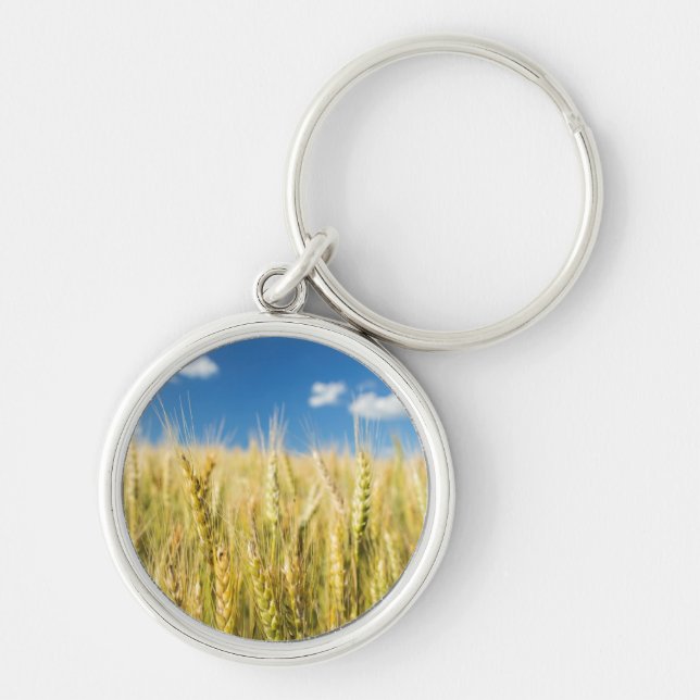 Kansas Wheat Key Ring (Front)