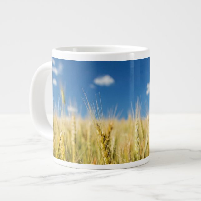 Kansas Wheat Large Coffee Mug (Front Left)
