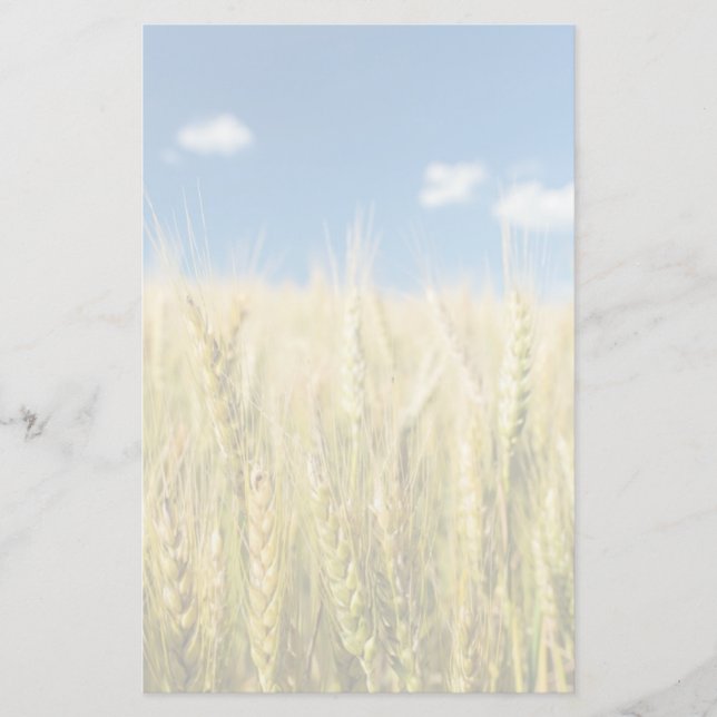 Kansas Wheat Stationery (Front)