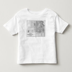 KansasPanoramic MapKansas Toddler T-Shirt
