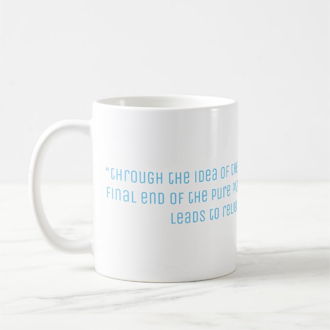 Kant 2 Philosophy Quote Coffee Mug (Left)